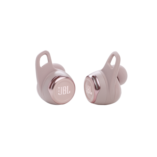 JBL Reflect Flow Pro - Pink - Waterproof true wireless Noise Cancelling active sport earbuds - Left image number null